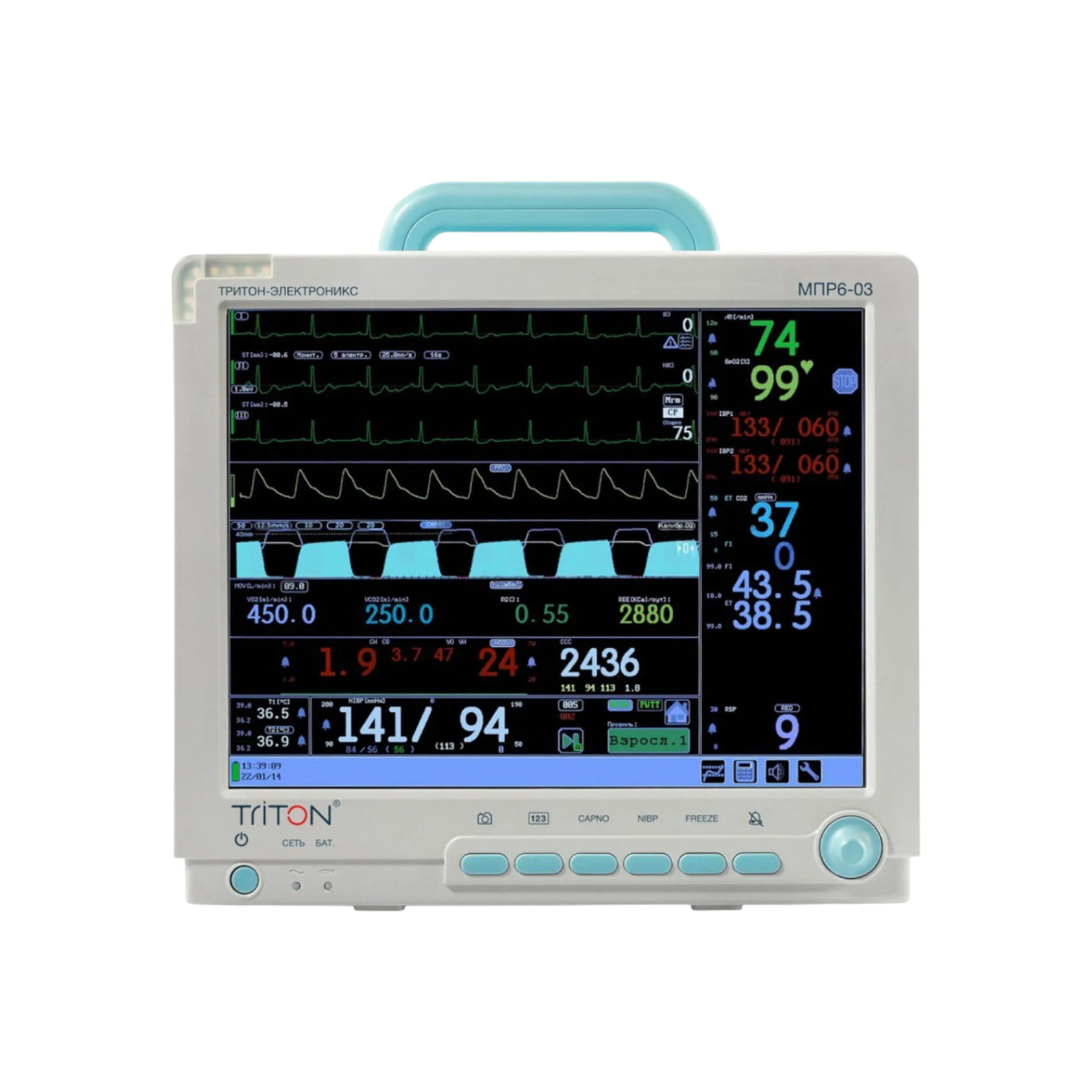 Монитор реанимационный Тритон МПР6-03