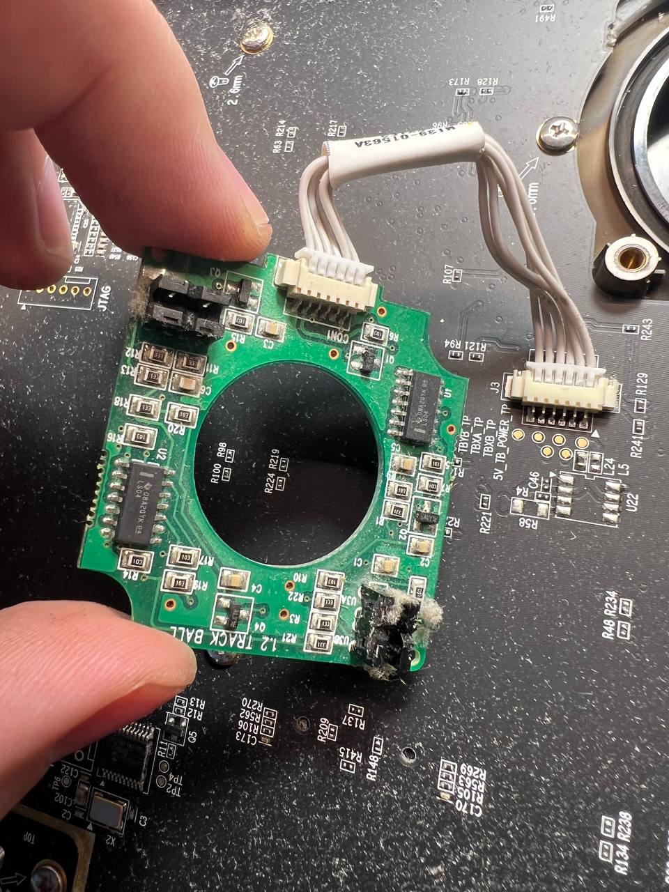 Диагностика УЗИ-аппарата Samsung HM70A — неисправность трекбола