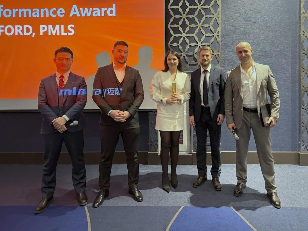 Medford — лауреат международной премии Best Performance Award от Mindray по итогам 2025 года